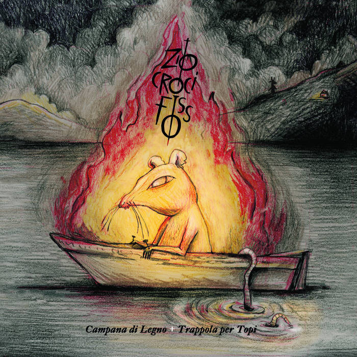 ZIO CROCIFISSO - Campana di legno + Trappola per topi